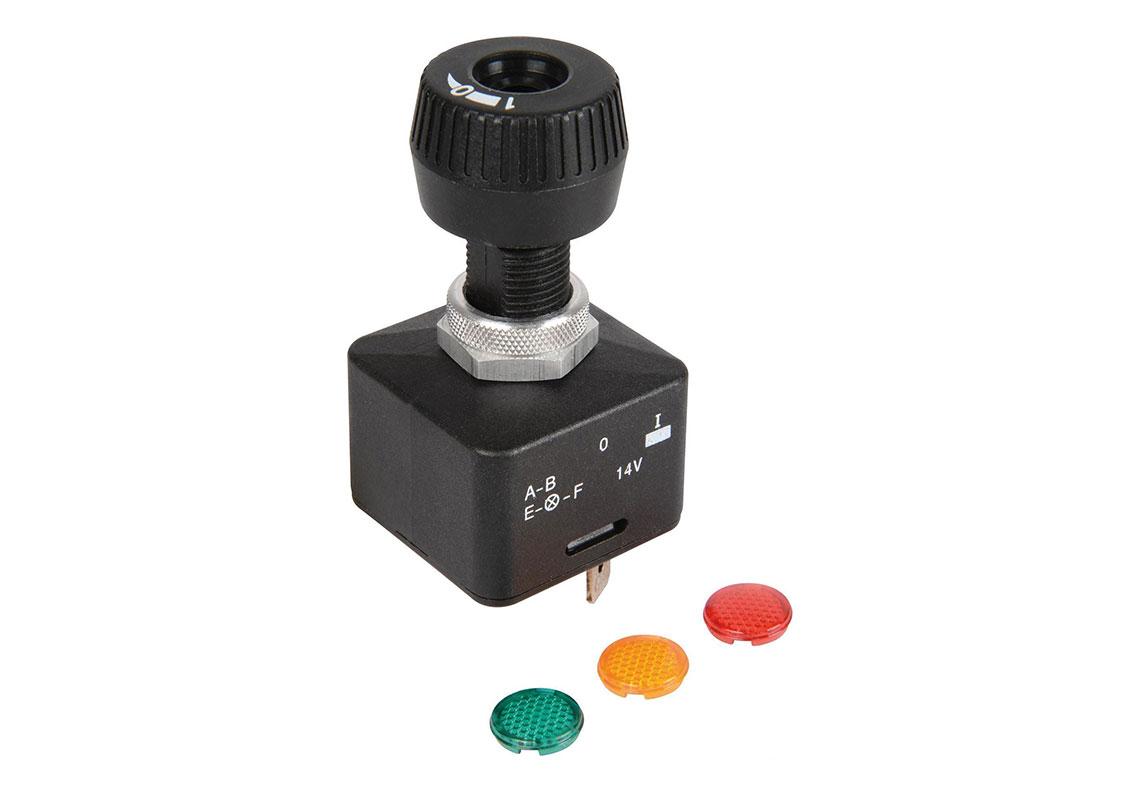 INTERRUPTEUR ROTATIF 12V